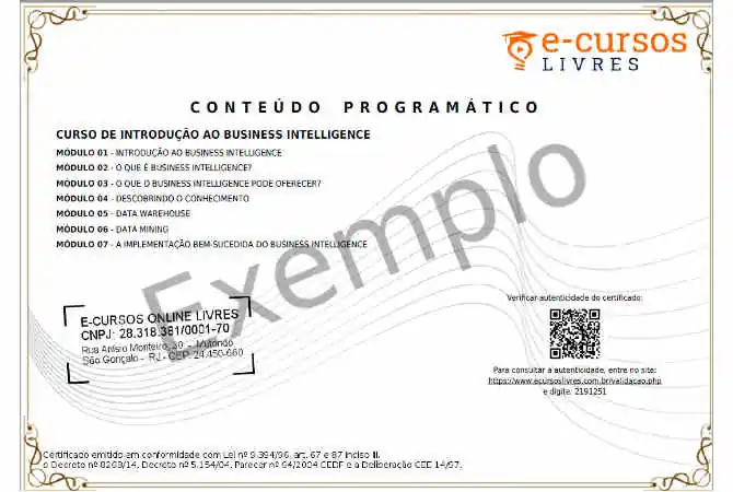 Certificado Verso